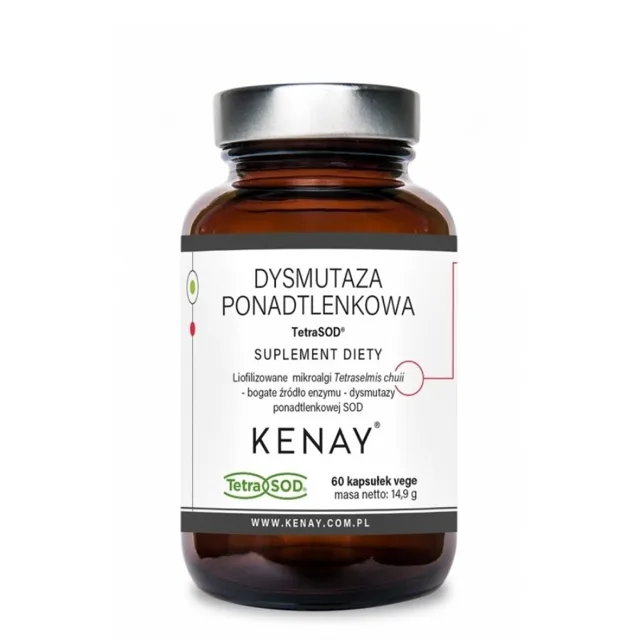 Kenay Dysmutáza superoxidu TetraSOD 60 kapslí
