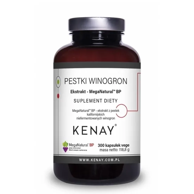 Kenay Extrakt z hroznových jader MegaNatural BP 300 kapslí
