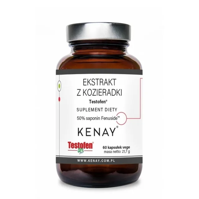 Kenay Extrakt z pískavice Testofen 600 mg 60 kapslí