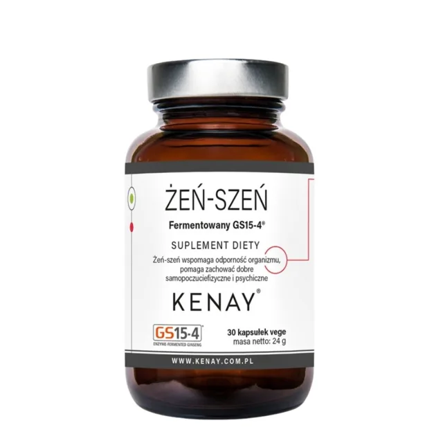 Kenay Fermentovaný ženšen GS15-4 30 kapslí