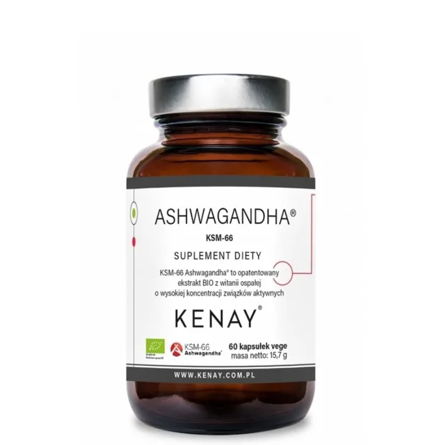 Kenay KSM 66 Ashwagandha BIO 60 kapslí
