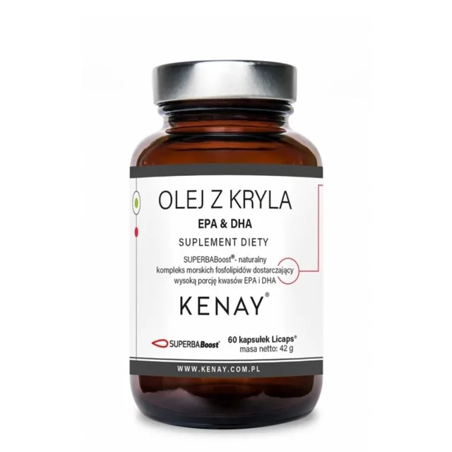 Kenay Olej z krilu EPA DHA Superba Boost 60 kapslí