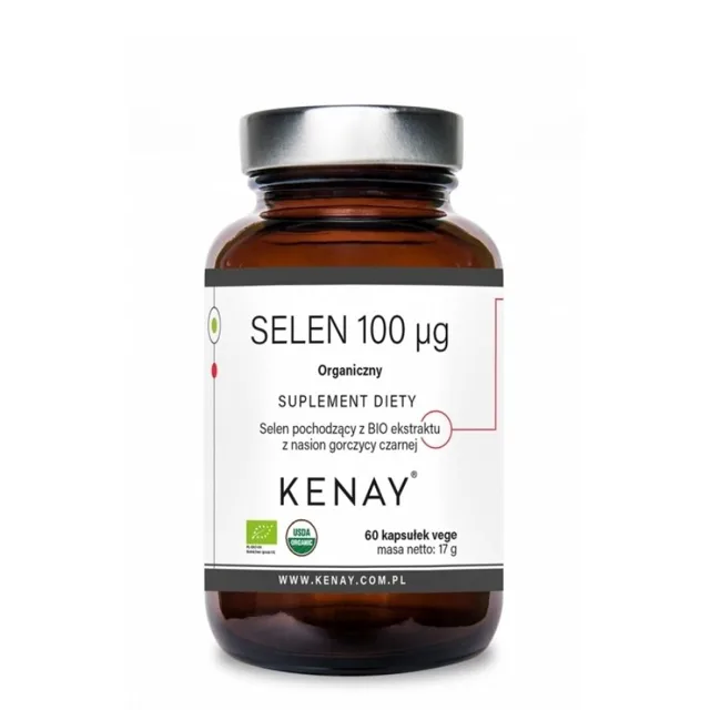 Kenay Selen 100 mcg organický bio 60 kapslí