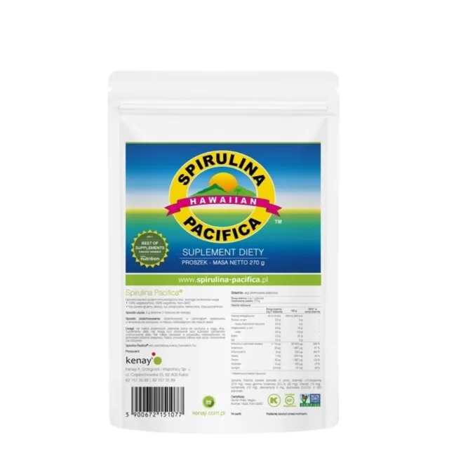 Kenay Spirulina pacifica prášek 270 g