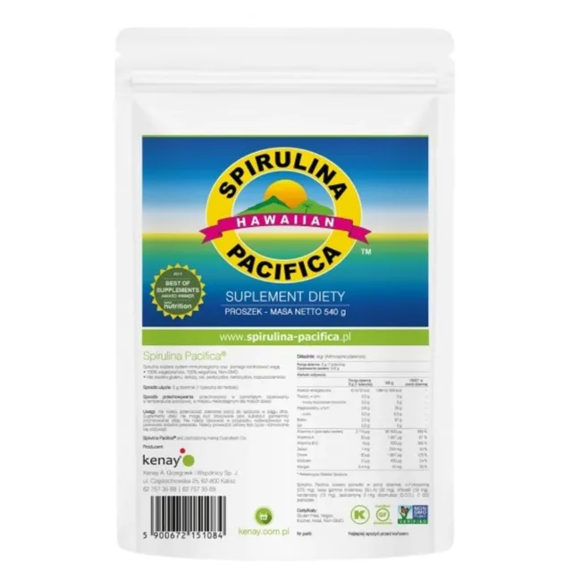 Kenay Spirulina pacifica prášek 540 g