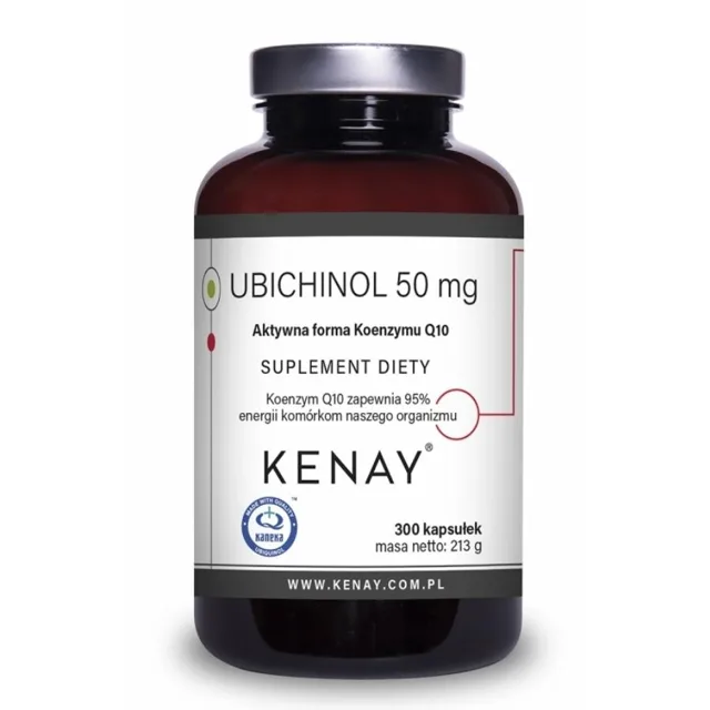 Kenay Ubichinol koenzym Q10 50 mg 300 kapslí