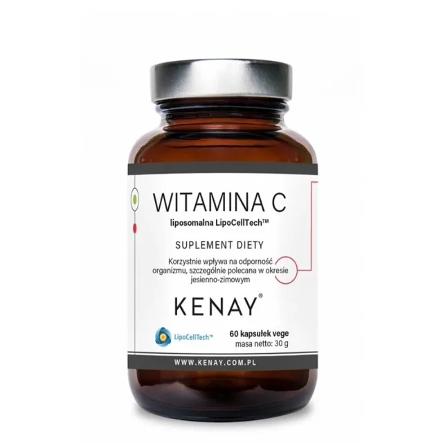 Kenay Vitamin C liposomální LipoCellTech 500 mg 60 kapslí
