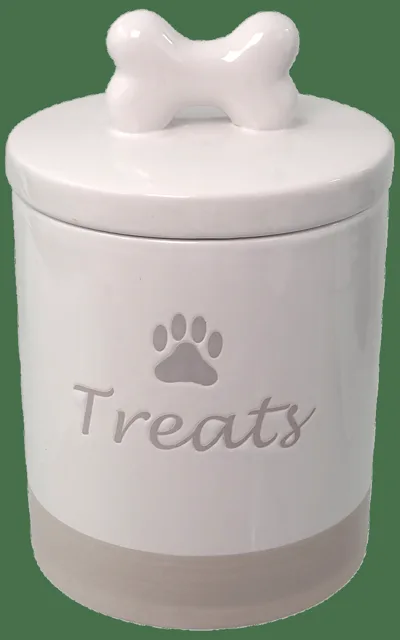 Keramická dóza Dog Fantasy bílá 1500ml