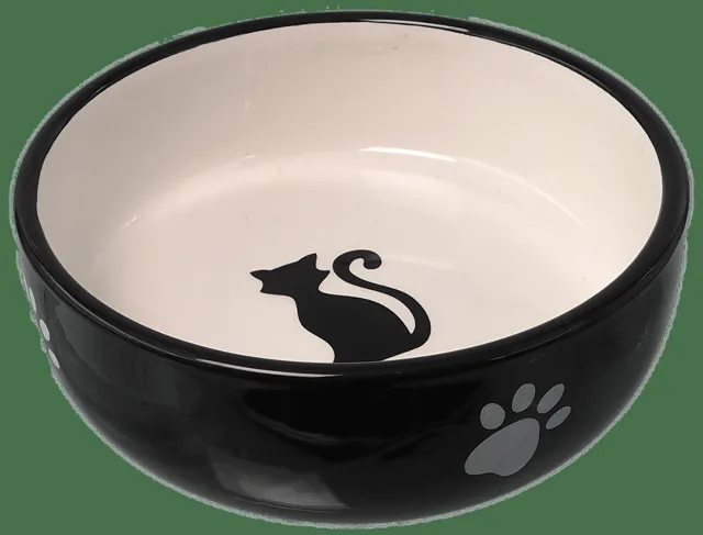 Keramická miska Magic Cat černo-bílá se vzorem 170ml
