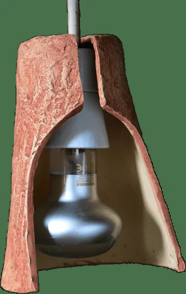 Keramický kryt na žárovku Robimaus do terária velký