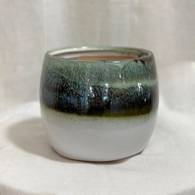 Keramický květináč Aurora moss 6 cm