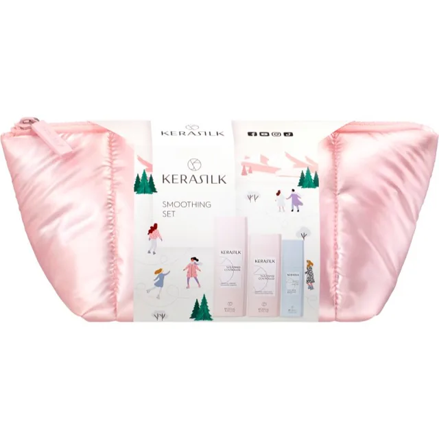 KERASILK Essentials Smoothing Set 2026 dárková sada pro nepoddajné a krepatějící se vlasy