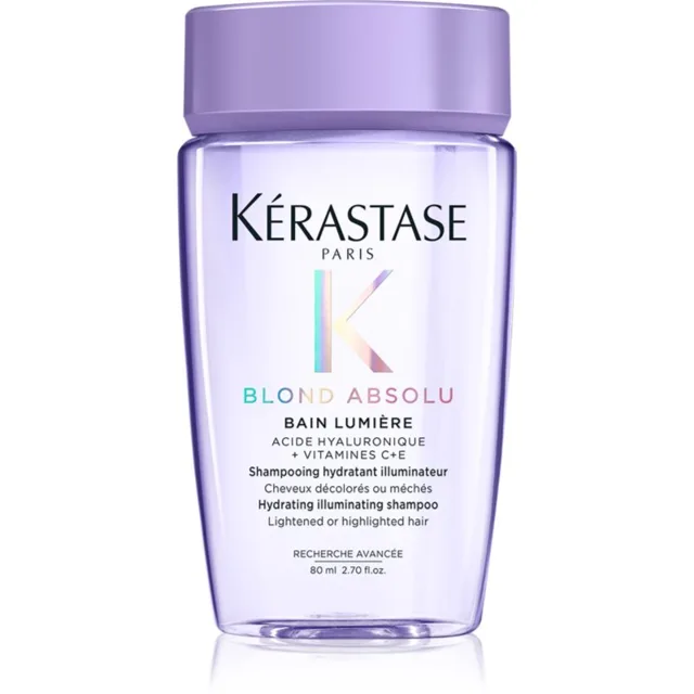 Kérastase Blond Absolu Bain Lumière šamponová lázeň pro zesvětlené nebo melírované vlasy 80 ml