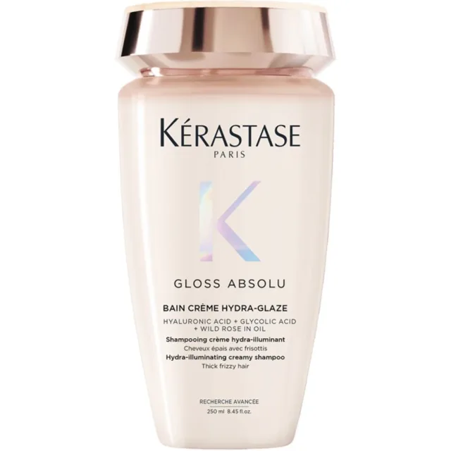 Kérastase Gloss Absolu Créme Bain Hydra-Glaze šamponová lázeň pro lesk a hebkost vlasů 250 ml