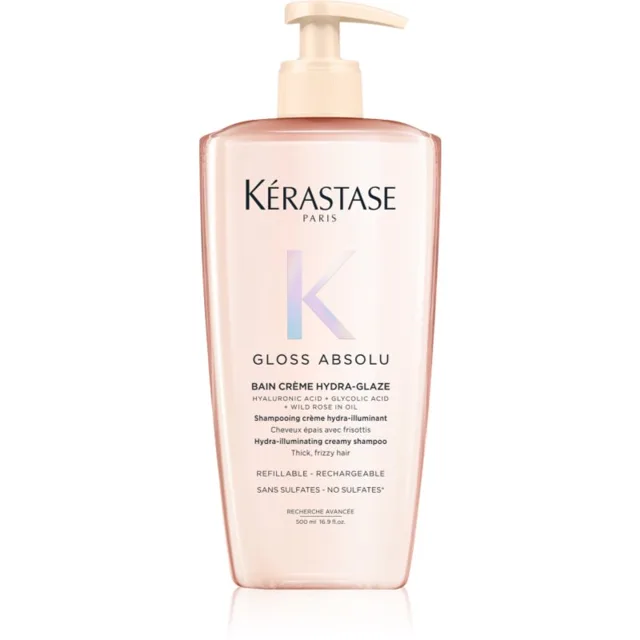 Kérastase Gloss Absolu Créme Bain Hydra-Glaze šamponová lázeň pro lesk a hebkost vlasů 500 ml