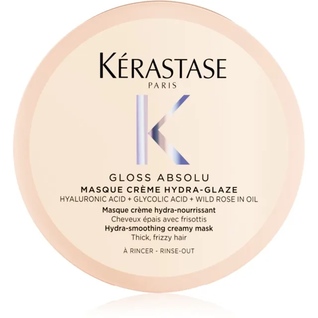 Kérastase Gloss Absolu Masque Créme Hydra-Glaze maska na vlasy pro nepoddajné a krepatějící se vlasy 75 ml
