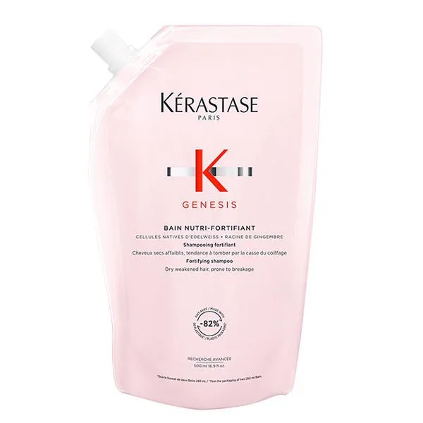Kérastase Šampon proti vypadávání suchých vlasů Genesis Bain Nutri-Fortifiant (Anti Hair-Fall Fortifying Shampoo) 500 ml - náhradní náplň