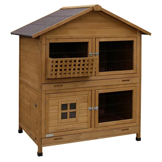 Kerbl Pet bouda pro hlodavce Jižní Tyrolsko - D 125 x Š 87 x V 142 cm (2 balení)