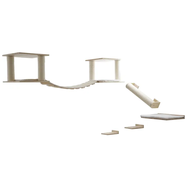 Kerbl Pet Cat Playground Top XL - sada 7 dílů