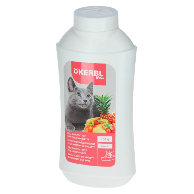 Kerbl Pet Deo koncentrát do kočičí toalety, tropical - 700 g