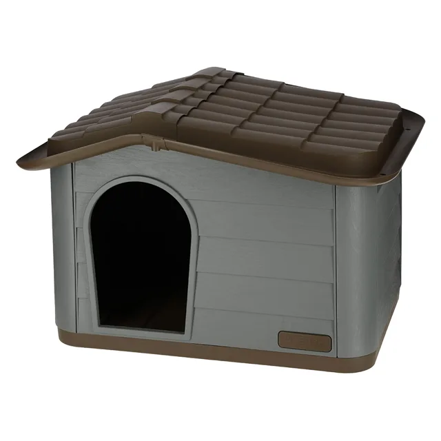 Kerbl Pet Paola Eco domeček pro kočky  - modrá / šedá: D 75 x Š 59 x V 55 cm