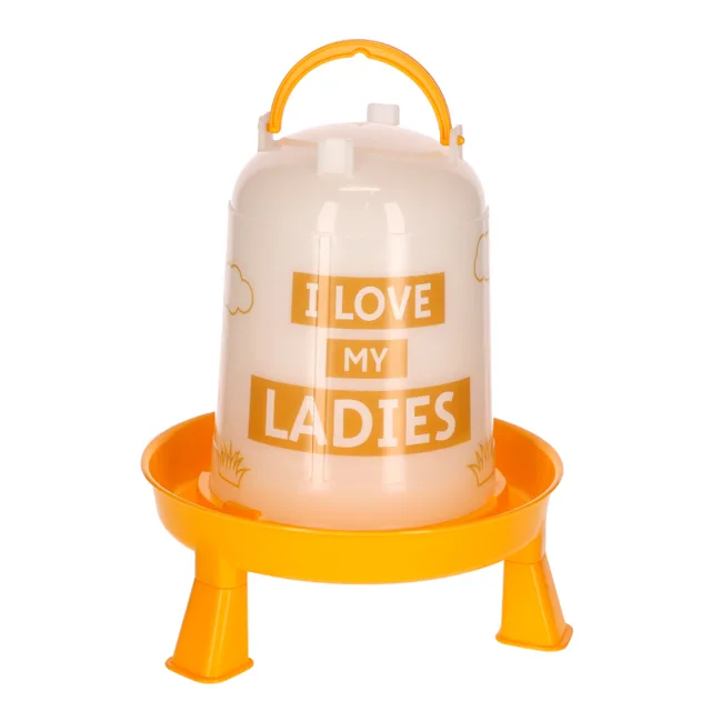 Kerbl Pet plastová napáječka Ladies pro slepice - 3 l / Ø 23 x V 28 cm