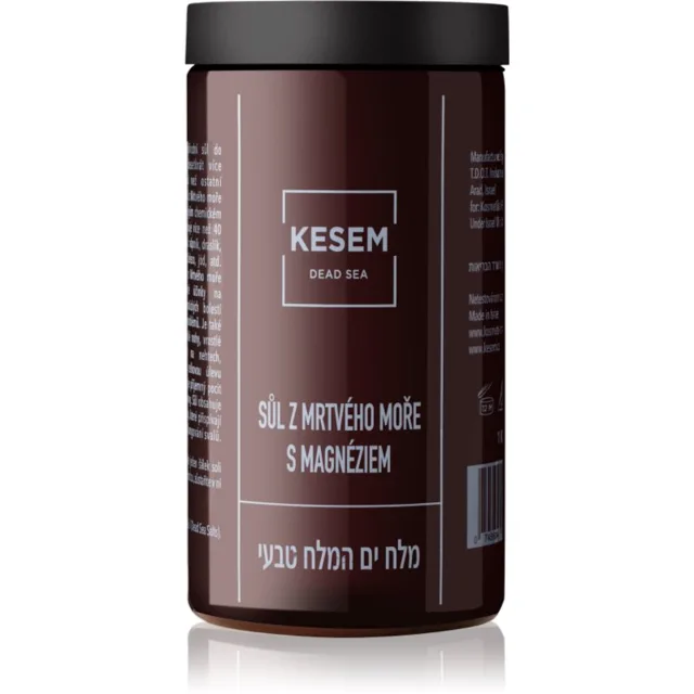 KESEM Dead Sea Salt with Magnesium přírodní koupelová sůl z Mrtvého moře s magnéziem 1 kg