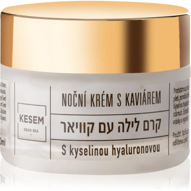 KESEM Night Cream with Caviar and Hyaluronic Acid noční krém s kaviárem a kyselinou hyaluronovou 50 ml