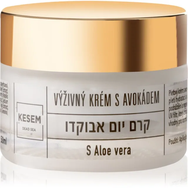 KESEM Nourishing Cream with Avocado and Aloe Vera výživný pleťový krém s avokádem a aloe vera 50 ml