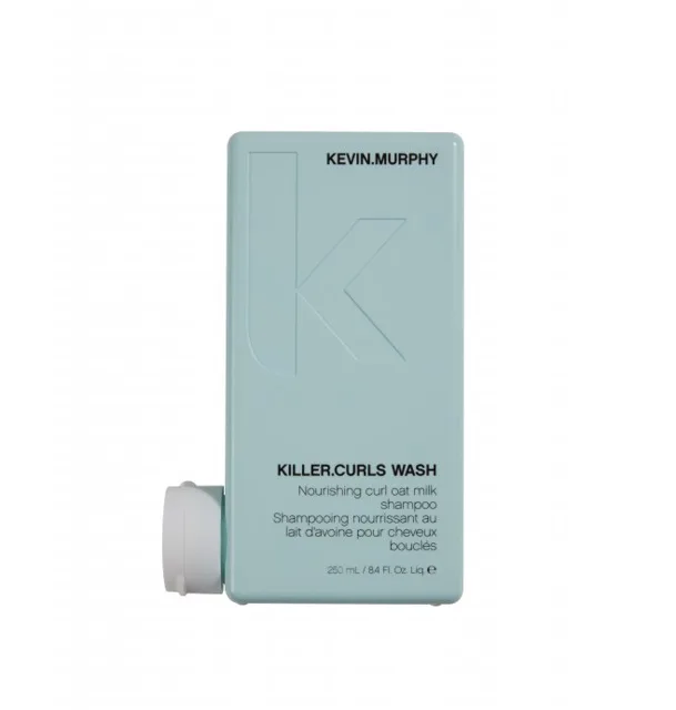 Kevin Murphy Vyživující šampon pro kudrnaté a vlnité vlasy Killer.Curls Wash (Nourishing Curl Oat Milk Shampoo) 250 ml