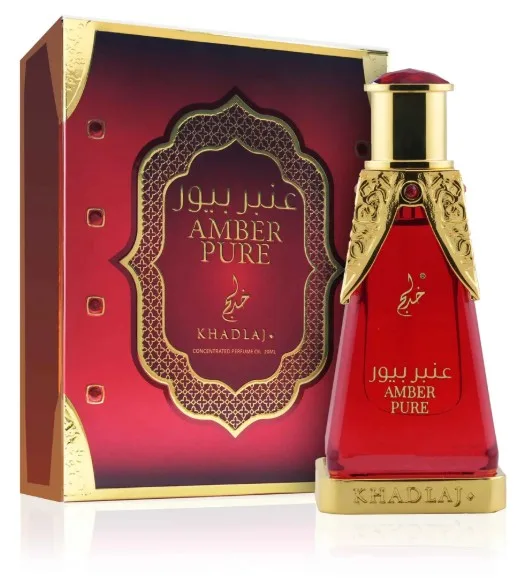 Khadlaj Amber Pure - koncentrovaný parfémovaný olej 20 ml