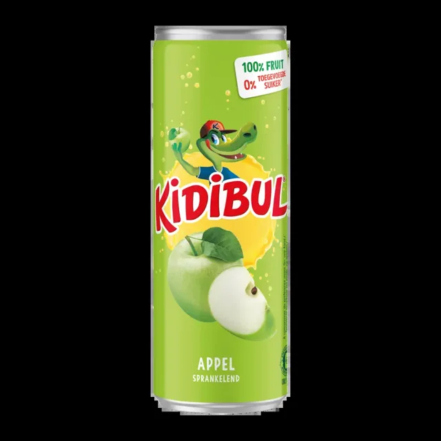 Kidibul Dětský šumivý nápoj Jablko 250 ml