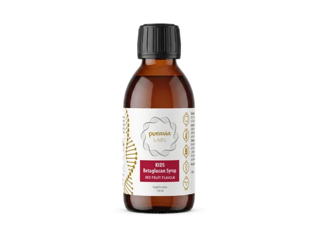 KIDS Betaglukan sirup - červené ovoce, 150 ml