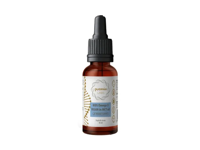 KIDS Omega 3 VEGAN - pomeranč, 30 ml