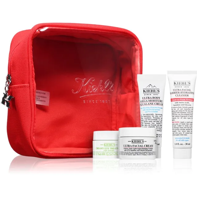 Kiehl's Ultra Facial Cream dárková sada na obličej a oční okolí pro ženy