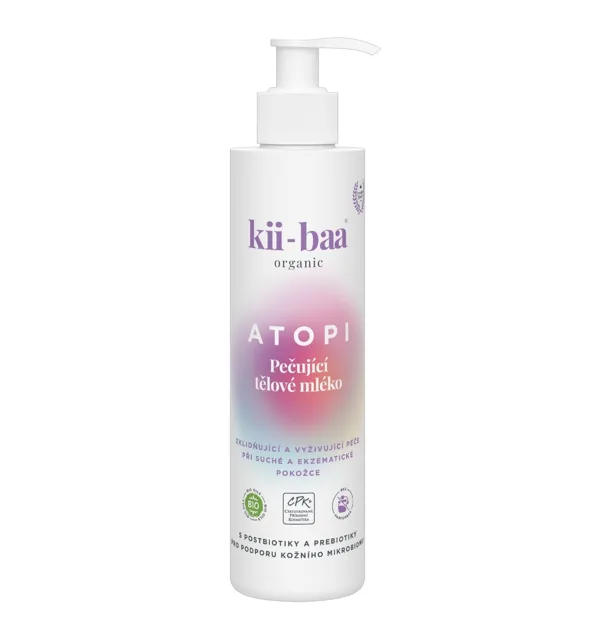 kii-baa organic Atopi Pečující tělové mléko pro dospělé 250 ml