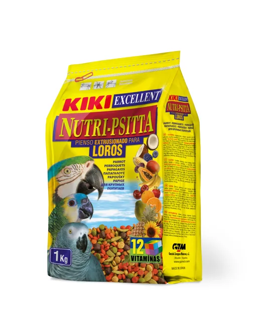 KIKI Excellent Nutri-Psitta Papoušek - 1 kg