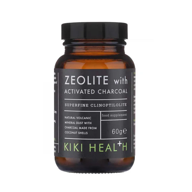 KIKI Health Zeolite With Activated Charcoal (Zeolit s aktivním uhlím), 60 g