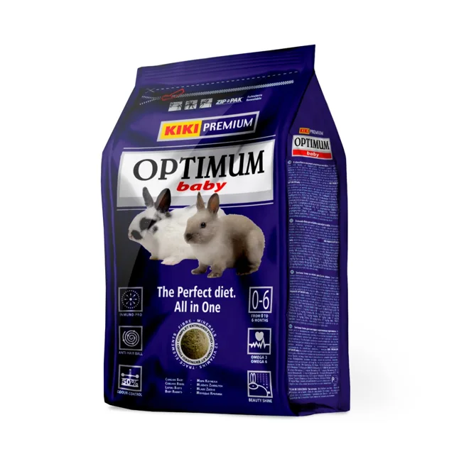 KIKI Premium Optimum Baby Zakrslý Králík - 800g
