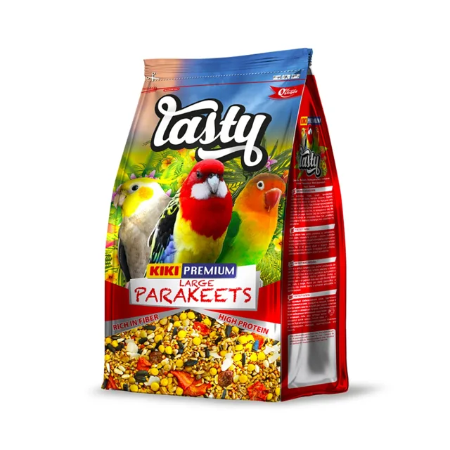 KIKI Premium Tasty Střední Papoušek - 1kg