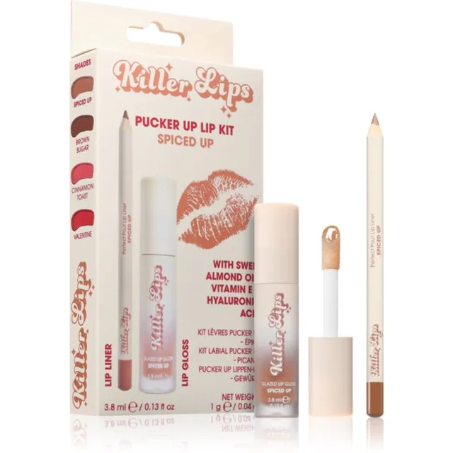 Killer Lips Pucker Up Lip Kit set na rty pro ženy Spiced Up