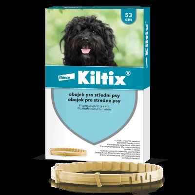 Kiltix obojek pro střední psy 53cm
