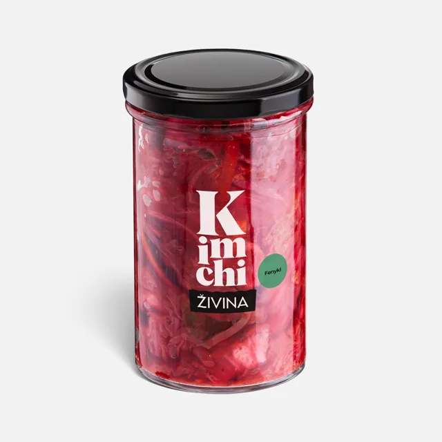 Kimchi fenykl středně pálivý 500 g  korejský fermentovaný salát