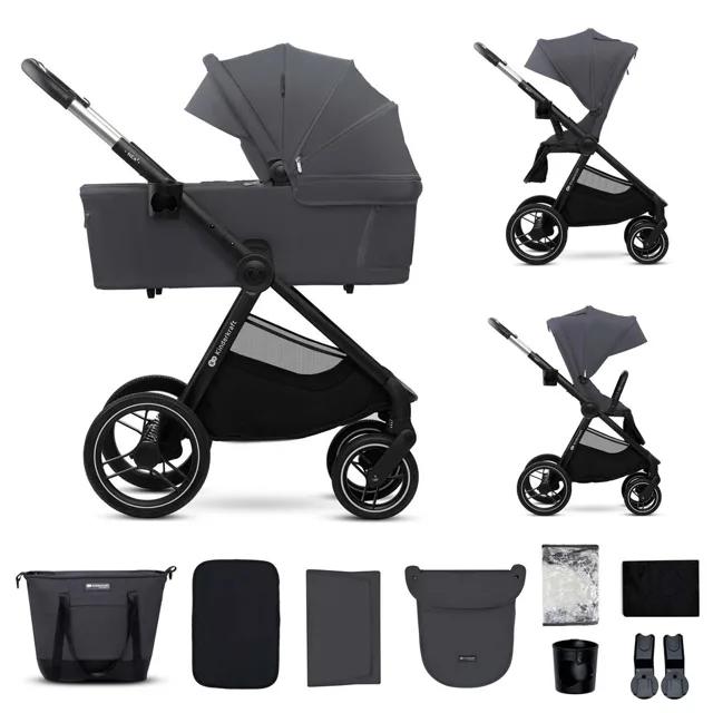 Kinderkraft Kočárek kombinovaný Nea 2 2v1 Dark Grey