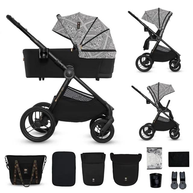 Kinderkraft Kočárek kombinovaný Nea 2 2v1 Lunar Black Bizuu
