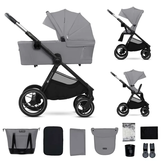 Kinderkraft Kočárek kombinovaný Nea 2 2v1 Platinum Grey