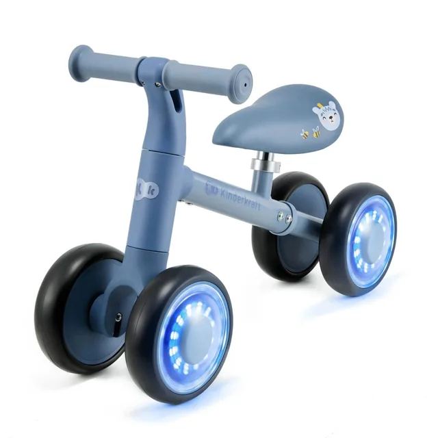 Kinderkraft Odrážedlo CUTIE FLASH se světelnými koly RGB – blue