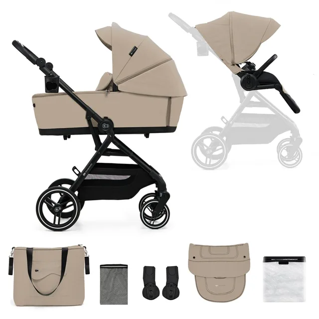 Kinderkraft select Kočárek kombinovaný Yoxi 2v1 Sand Beige