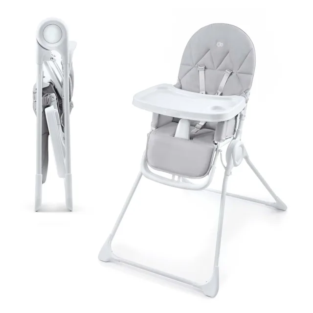 Kinderkraft Židlička jídelní Binci Light Grey