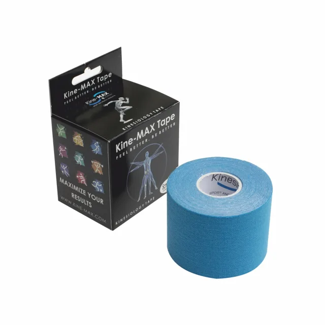 Kine-Max Classic 5 cm x 5 m kinesiologická tejpovací páska 1 ks modrá